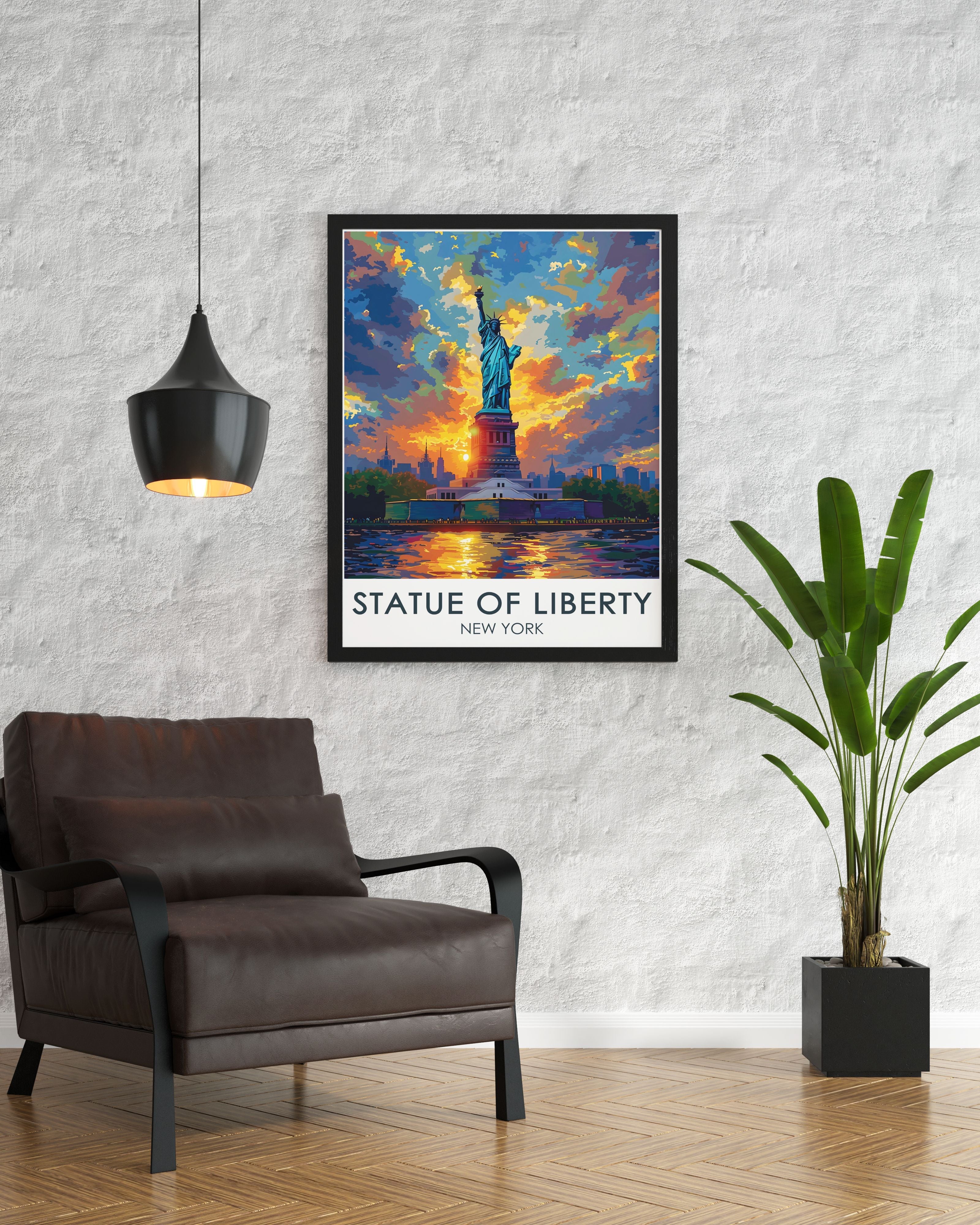 New York  Art - Statue of Liberty  Wall Decor - New York   Home Decor-1