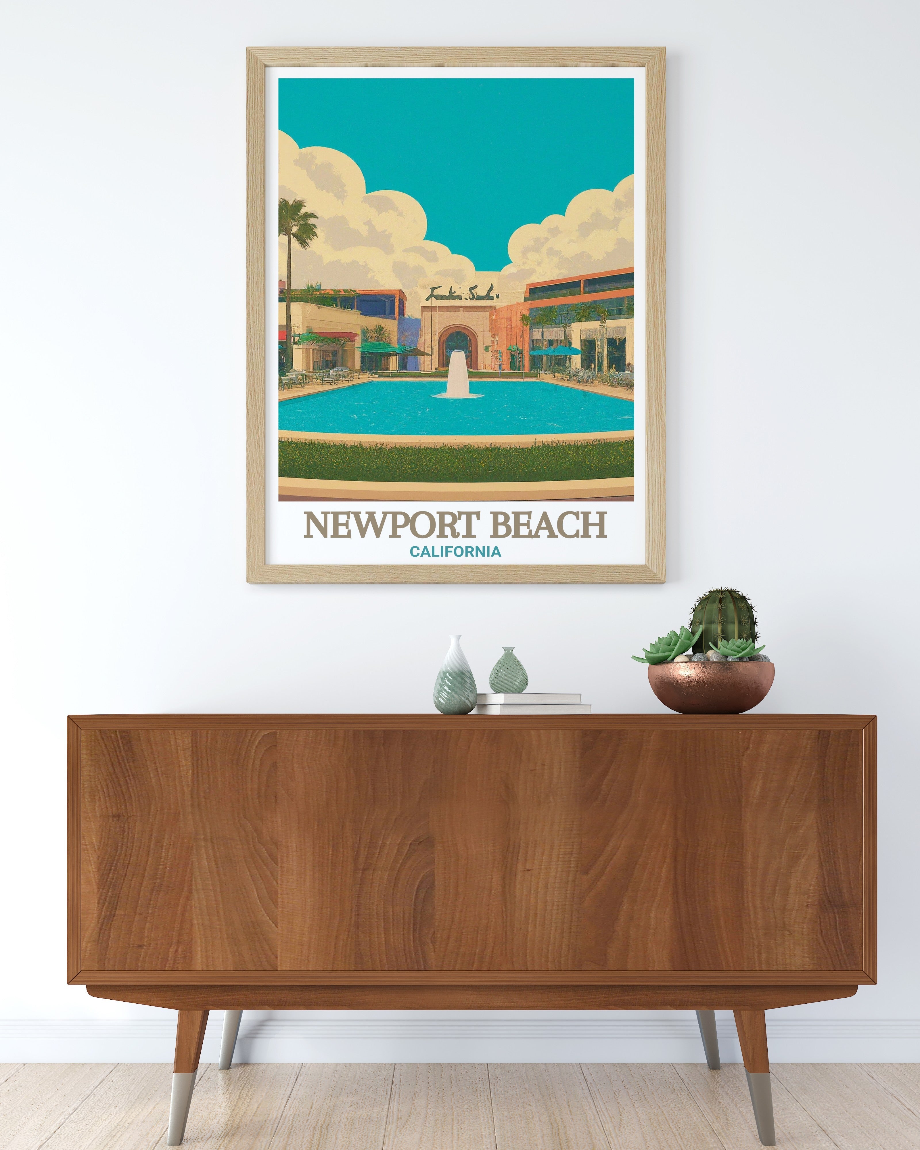 Newport Beach  Art - Fashion Island  Home Decor - California Perfect Wall Decor-2