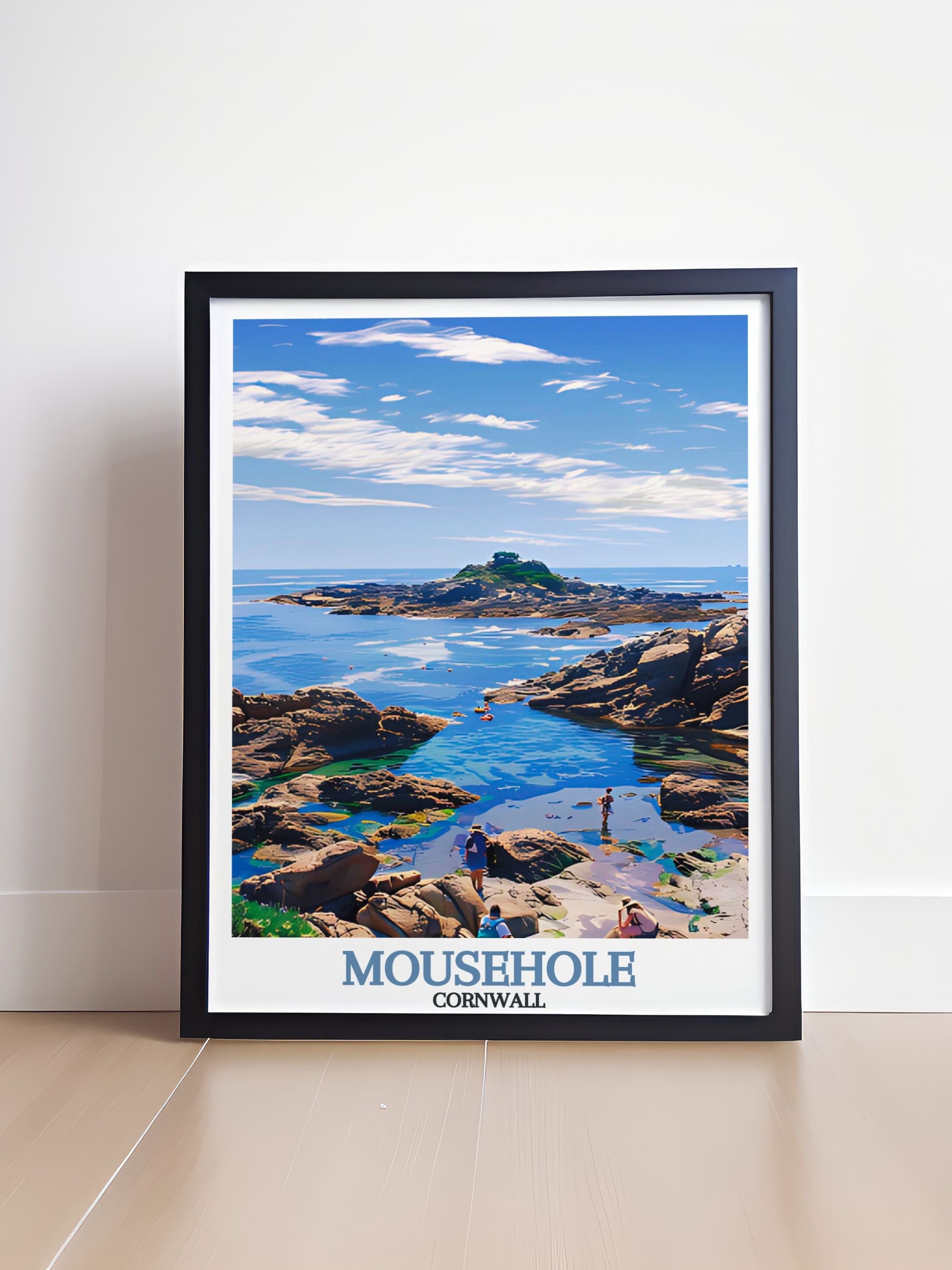 Mousehole Cornwall   Posters - St. Clement’s Isle Perfect Wall Decor - Cornwall Home Decor-3
