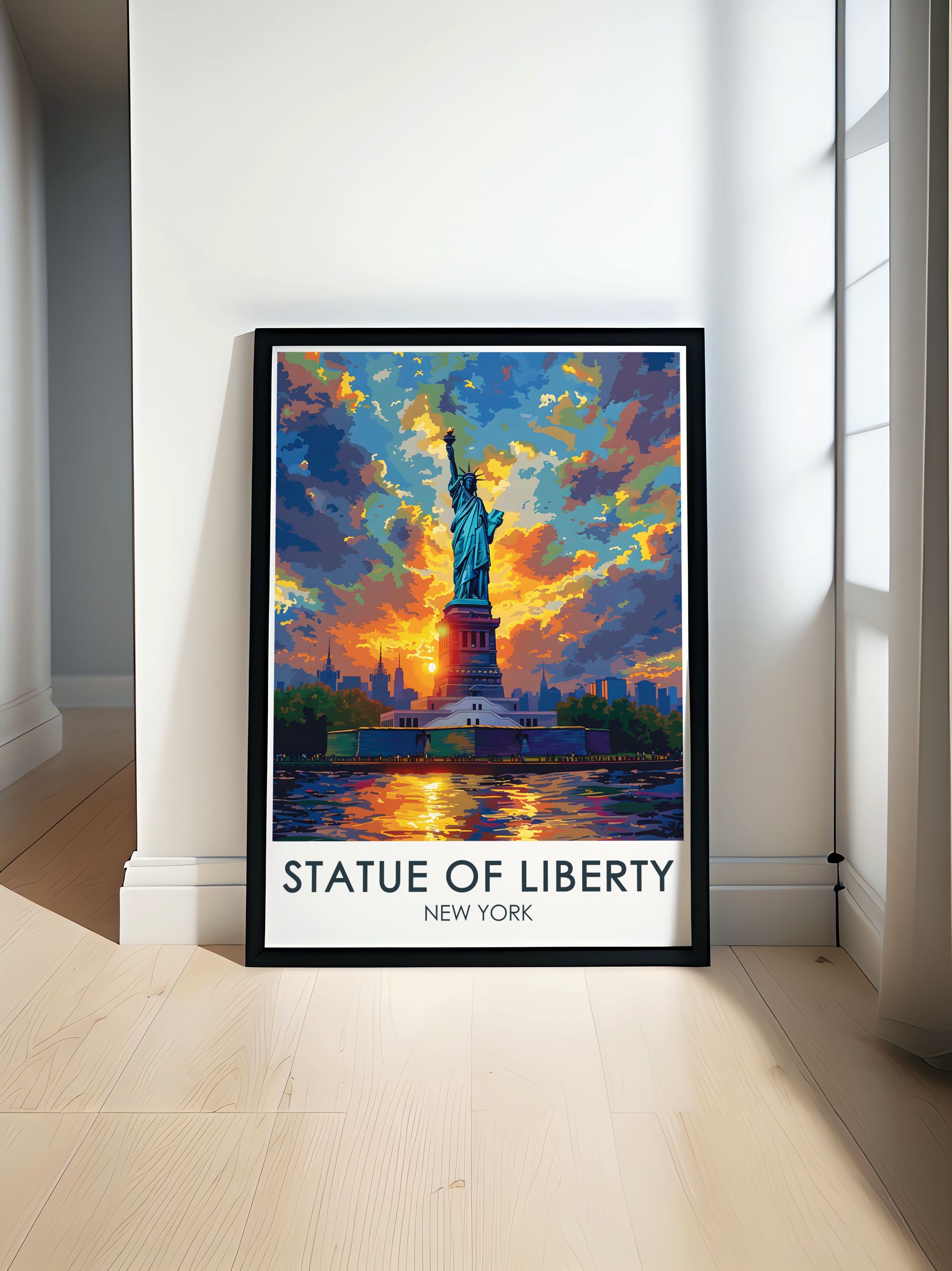 New York  Art - Statue of Liberty  Wall Decor - New York   Home Decor-0