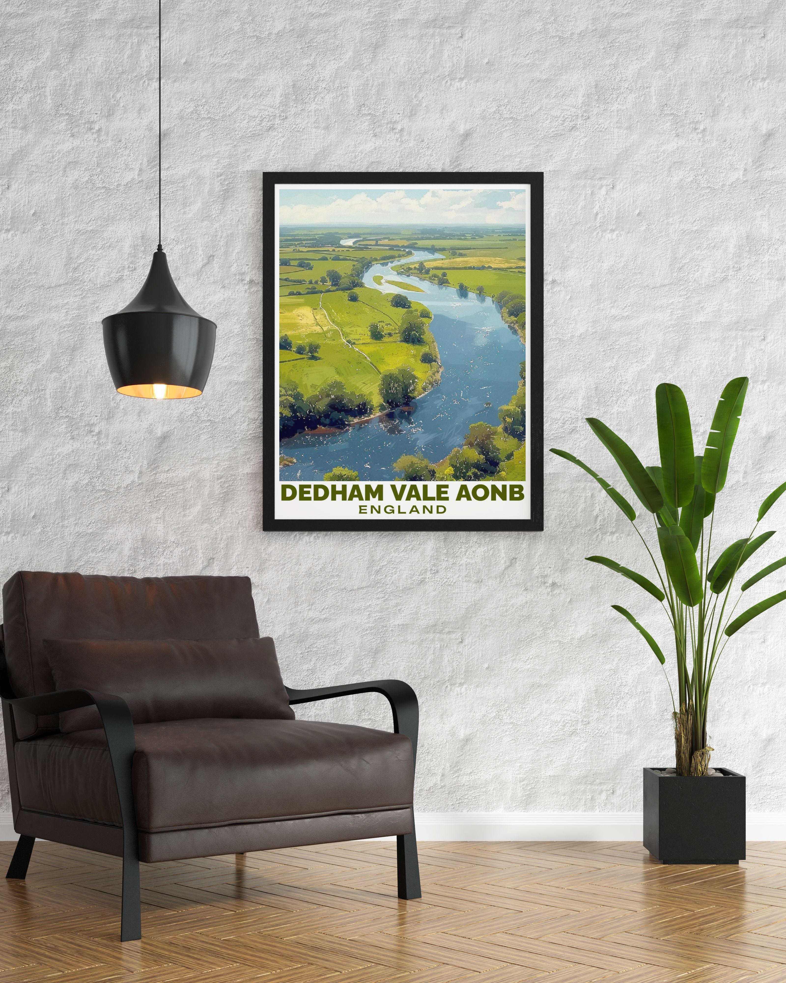 Dedham Vale  Wall Decor - Natural Beauty Terrain Home Decor - England  Prints-4