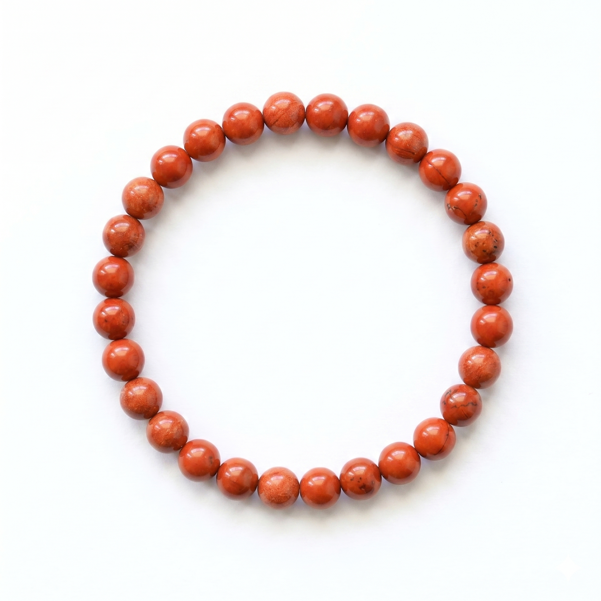 Bracelet en Jaspe rouge