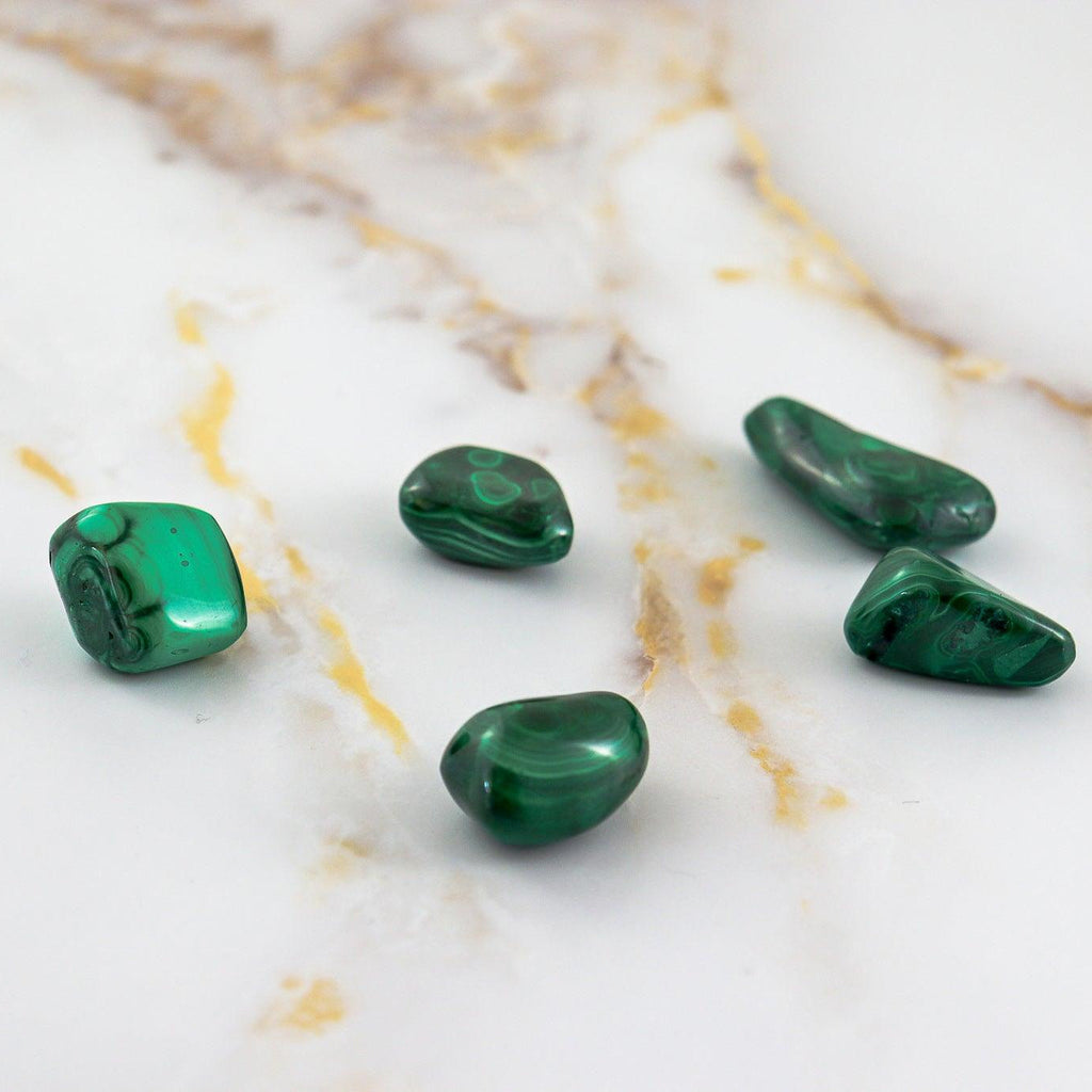 Pierre roulée en Malachite