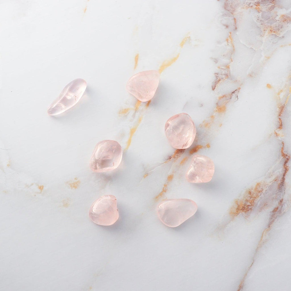 Rolled Rose Quartz Stone-3