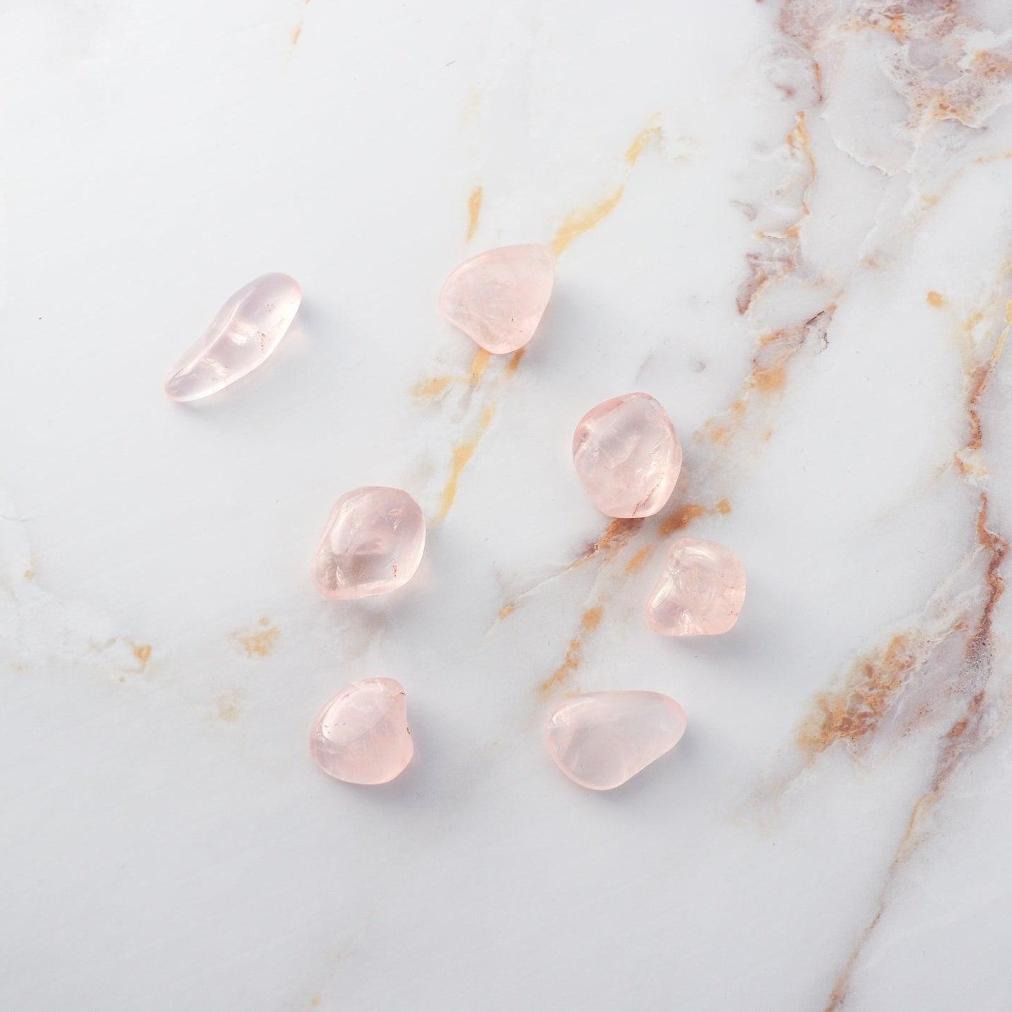 Pierre roulée en Quartz Rose-3