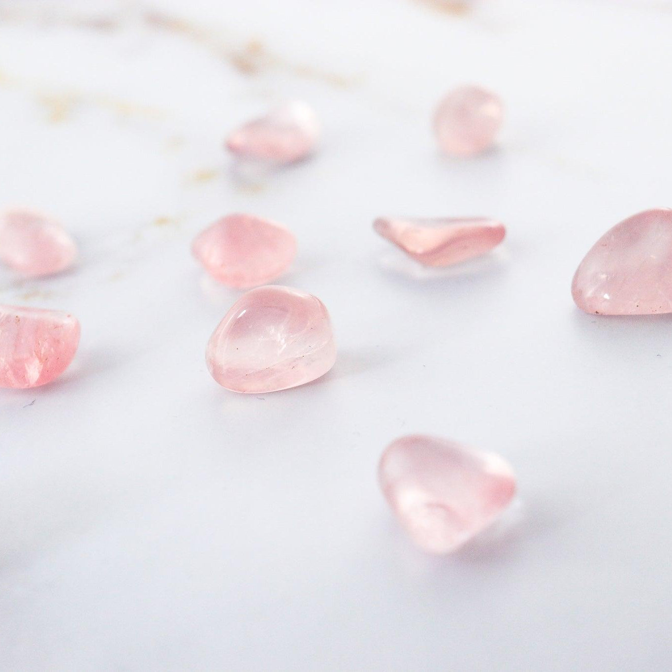 Rolled Rose Quartz Stone-1