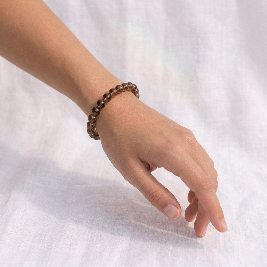 Bracelet en Quartz fumé