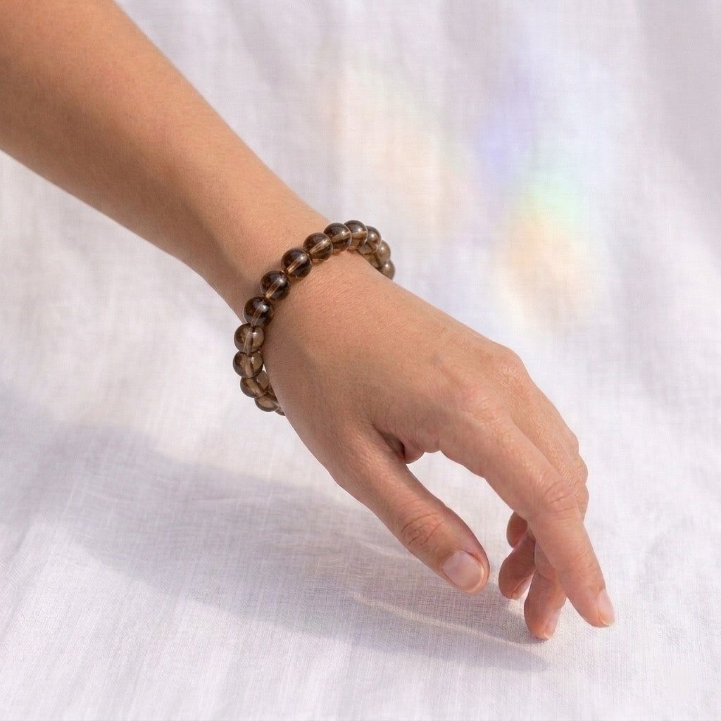 Bracelet en Quartz fumé