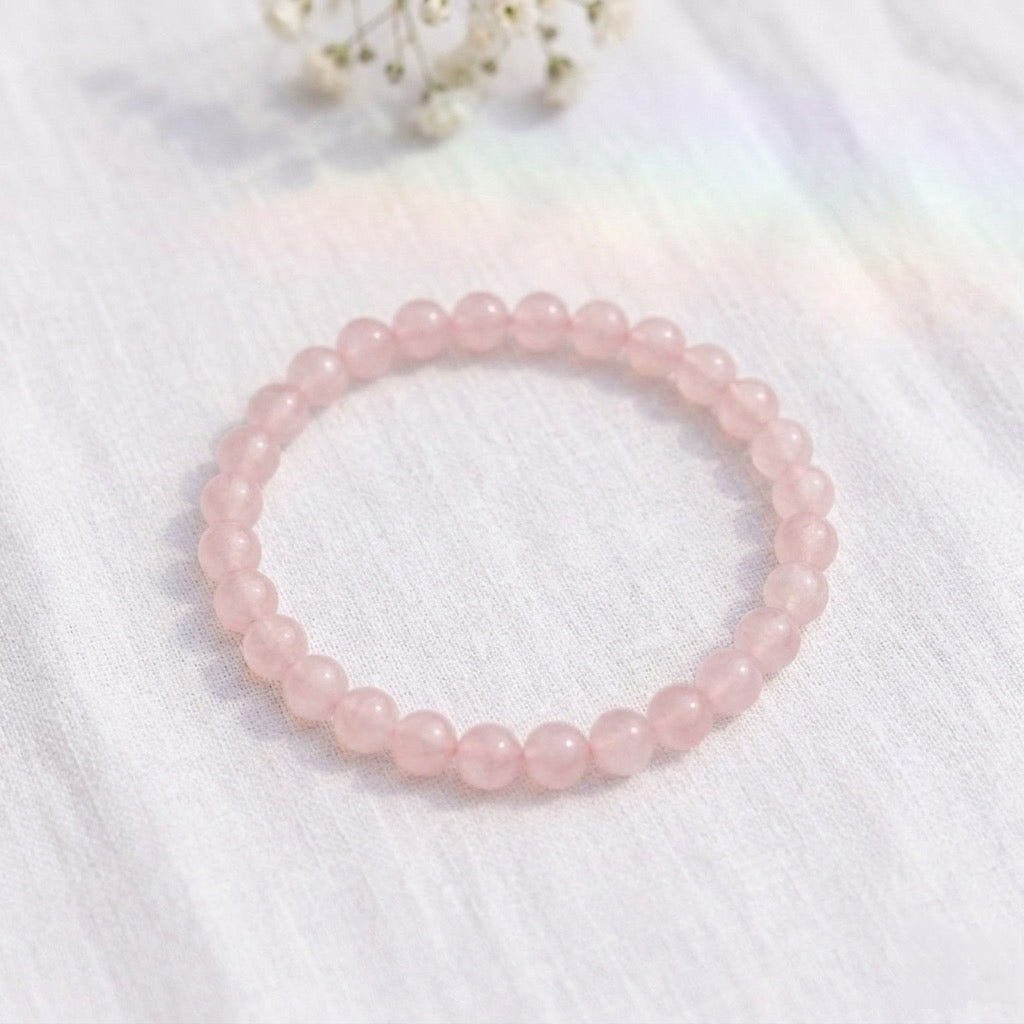 Bracelet en Quartz Rose