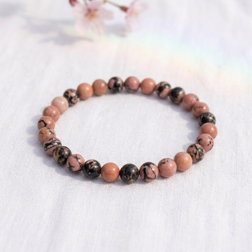 Bracelet en Rhodonite