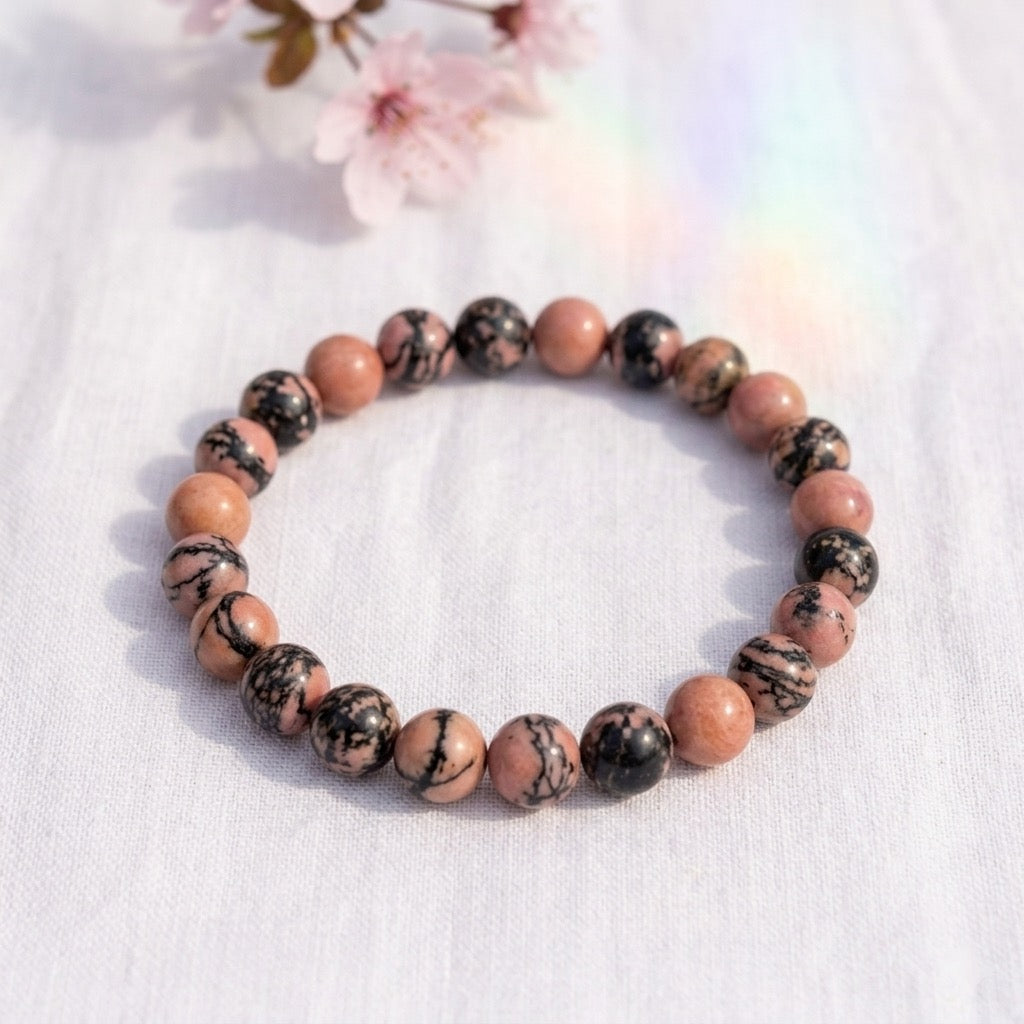 Bracelet en Rhodonite