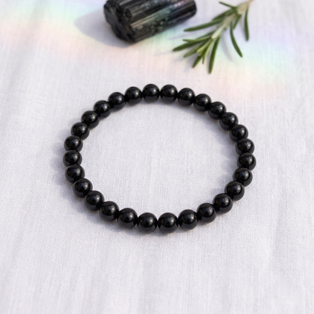 Bracelet en Tourmaline noire