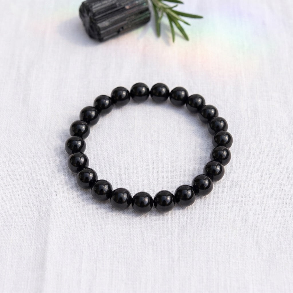 Bracelet en Tourmaline noire
